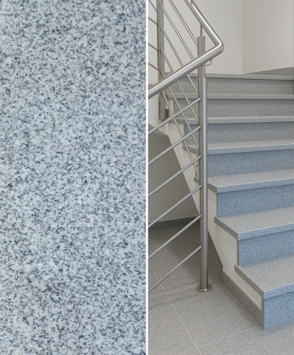 Stopnica Granitowa G603 Szary Polerowany 150x33x2 cm