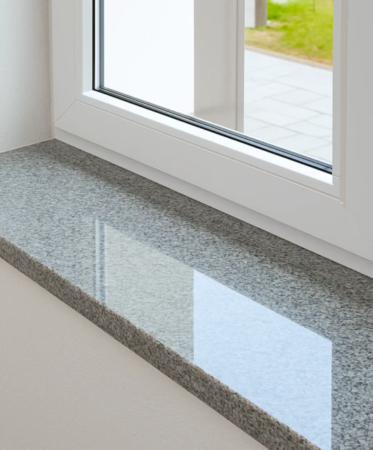 Parapet granitowy szary polerowany G603 152x30x2 cm