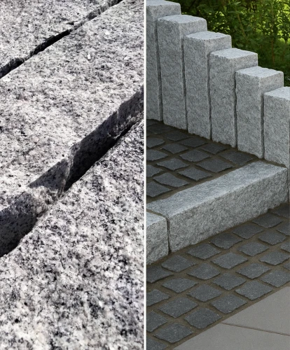 Ogrodowa Palisada Granitowa G603 150x12x12 cm