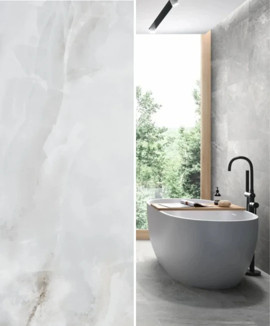 Płytka gresowa Pamesa Onyx Pearl Poler 90x90 cm