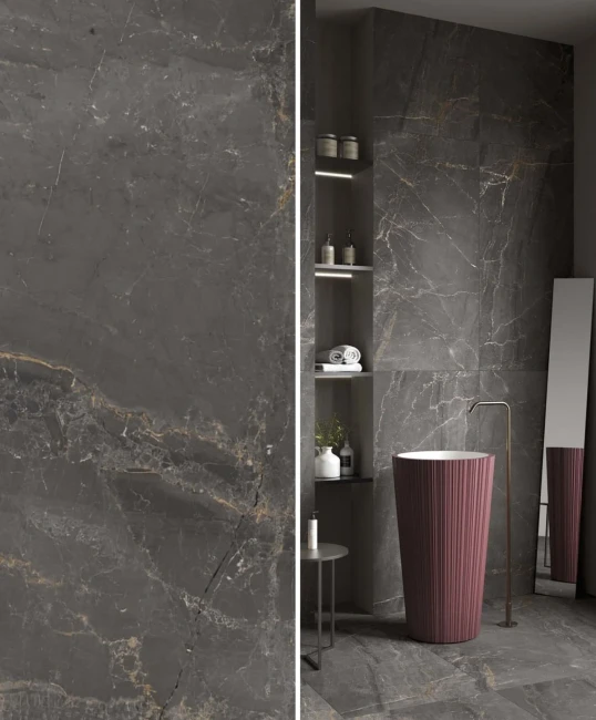 Płytka gresowa Ceramica Charme Black 60x120