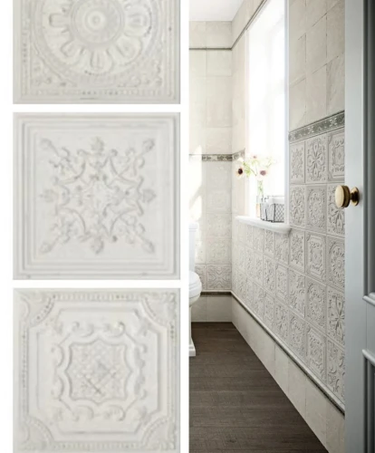 Gatsby White Tin 20x20