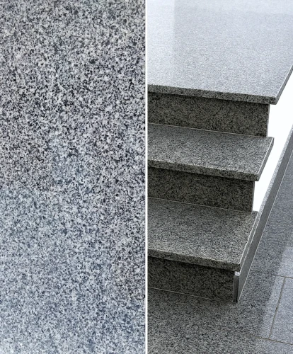 Parapet Stopnica granitowa polerowana Dark Grey New G654 150x33x2 cm