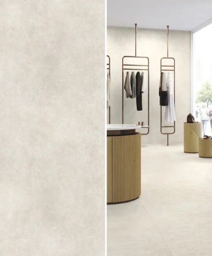 Asphalt Off White 80x80 beton