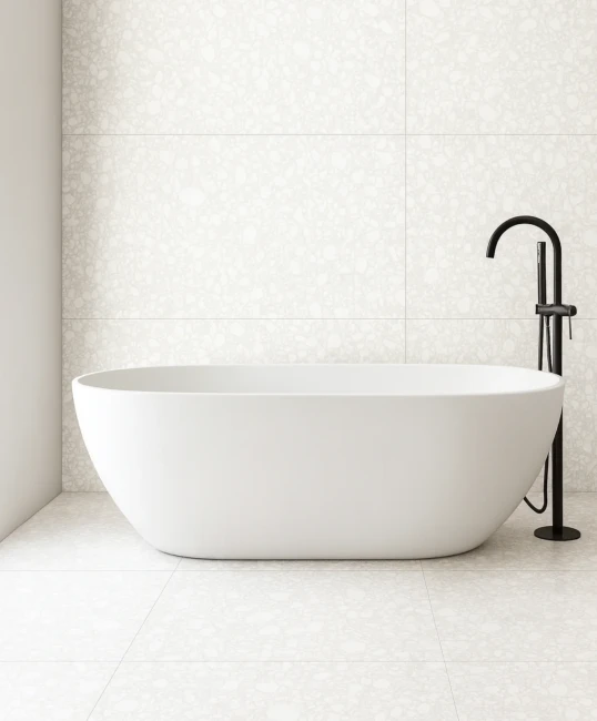 Płytka gresowa lastryko Medley White Pop 60x120 naturalna