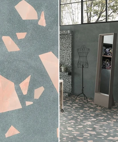 Medley Green Rock 60x60 Mat lastryko