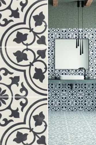 Harmony Cuban White Ornate 22,3x22,3