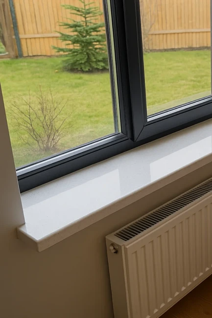 Parapet konglomeratowy Polare Snow White 182x30