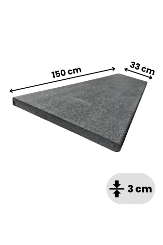 Stopnica Płomieniowana G690 Bazalt polerowana bullnose 160x40x3 cm