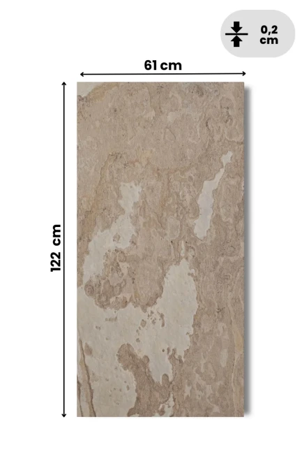 Fornir kamienny Autumn Cream 122x61x0,2 cm