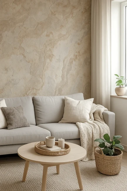 Fornir kamienny Autumn Cream XXL 122x280x0,2 cm