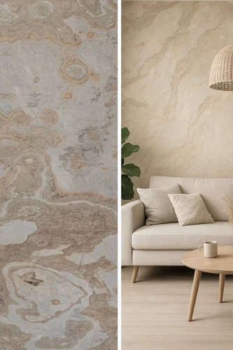 Fornir kamienny Autumn Cream XXL 122x244x0,2 cm