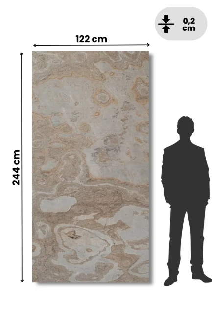 Fornir kamienny Autumn Cream XXL 122x244x0,2 cm