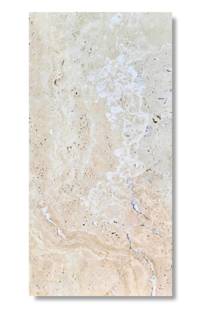 Trawertyn Light Classic Mix Bębnowany 40,6x61x1,2 cm