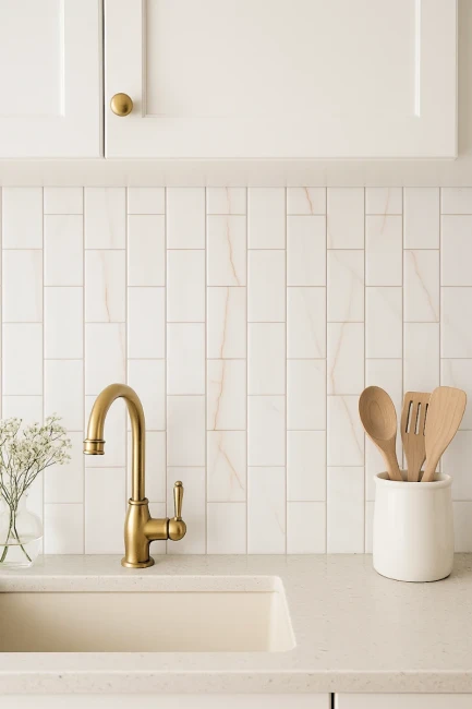 Marmur Glacier Rose Cegiełka Szlifowane 30,5×7,6×1 cm