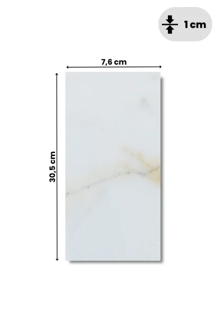 Marmur Afyon Cegiełka Szlifowana 30,5×7,6×1 cm