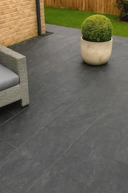 Płytka gresowa 20 mm City Quartz Black 45x90x2 cm
