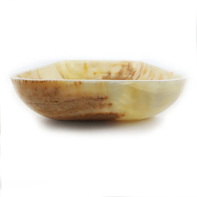 Umywalka Onyksowa Honey Miodowy Polerowana 68x43x12 cm