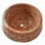 Umywalka Trawertynowa Bordeaux Czerwony Satynowa 44x44x21 cm
