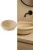 Umywalka Trawertynowa Classic Light Beżowy Satynowa 45x45x16 cm