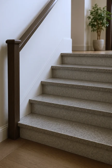 Zestaw Stopnica + Podstopień Granitowy G602 135x33x2 / 135x15x2 Polerowany