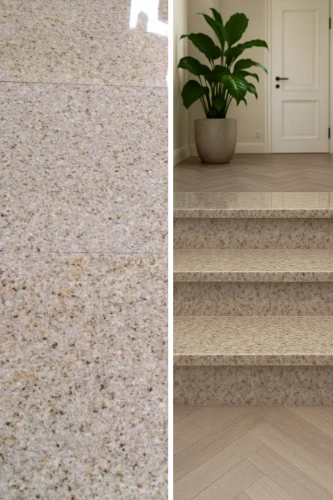 Zestaw Stopień + Podstopień Granitowy G682 150x33x2 / 150x15x2 Polerowany