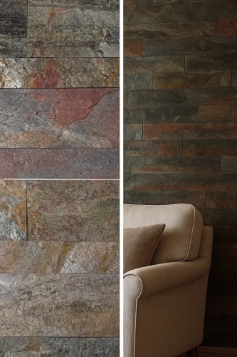 Fornir samoprzylepny 3D Burning Forest 15x60 cm