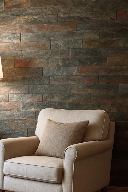 Fornir samoprzylepny 3D Burning Forest 15x60 cm