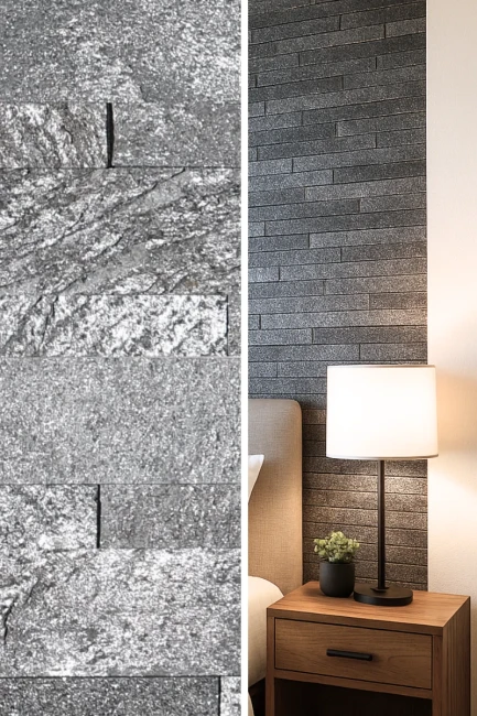 Fornir samoprzylepny 3D Silver Galaxy 15x60x0,2 cm