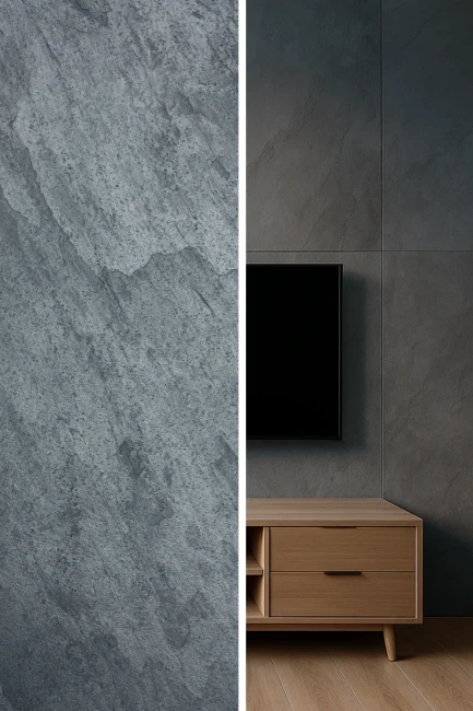 Fornir kamienny Silver Grey 122x61x0,2 cm Samoprzylepny