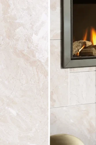 Płytki marmurowe Coffee White| Queen Beige Antykowana Bębnowana komplet = 0,742m2 | Komplet Rzymski