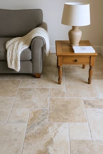 Trawertyn Philadelphia Mix Szczotkowany Bębnowany 1,2 cm | Komplet Rzymski 0,742 m2