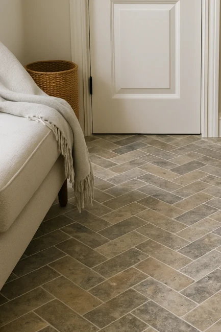 Kamień Dekoracyjny Trawertyn Ash Bębnowany 10×30,5 cm