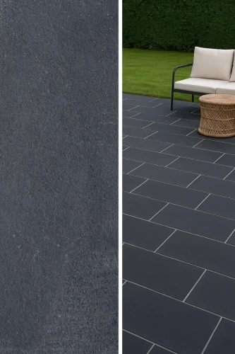 Płytka Wapienna Kadappa Black Naturalna Bębnowana 40x60 3c