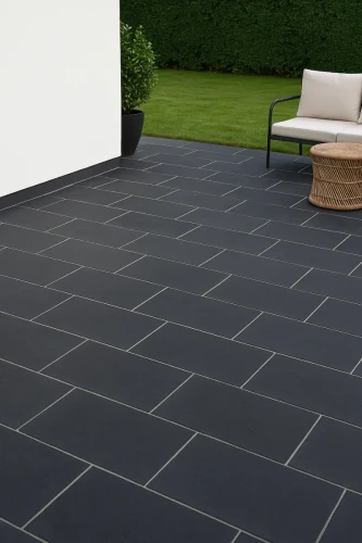 Płytka Wapienna Kadappa Black Naturalna Bębnowana 40x60 3c