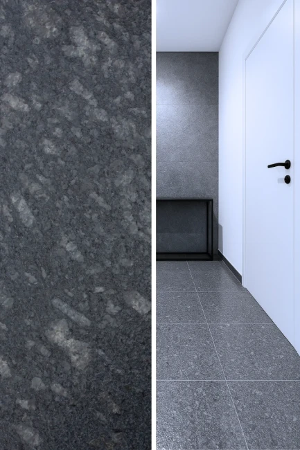 Płytka granitowa Steel Grey 60x60x1,2 cm Lappato