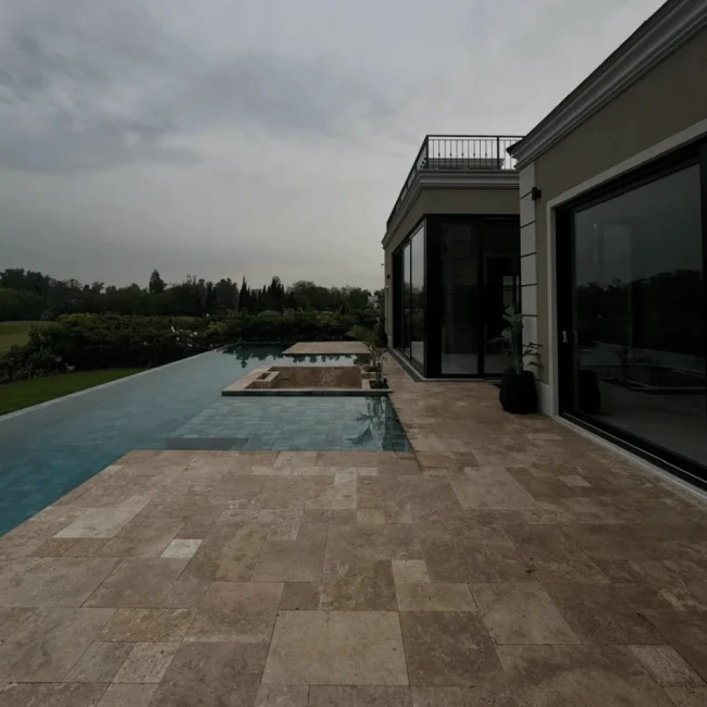 Trawertyn Noce French Pattern 12mm 1kpl= 0,742m2 | Komplet Rzymski