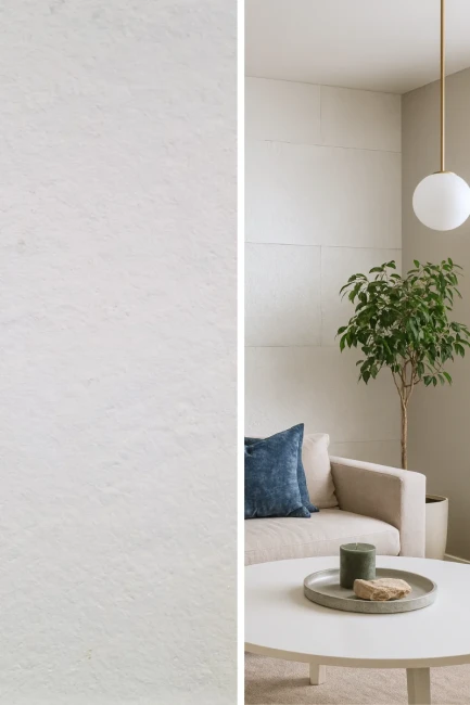 Fornir kamienny White Quartz Marble 122x244x0,2 cm