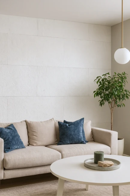 Fornir kamienny White Quartz Marble 122x61x0,2 cm