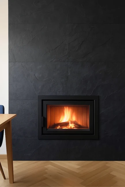Fornir Kamienny Black Slate XXL 122x305x0,2cm