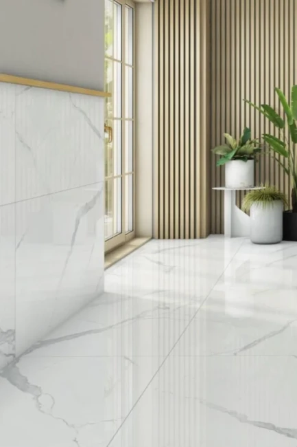 Gres polerowany Marble Alaska White 60x60 cm