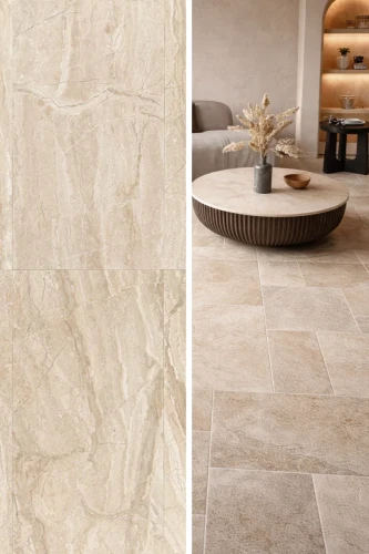 Płytka marmurowa 12 mm Diana Royal Bębnowana kpl=0,743m2 | Komplet Rzymski