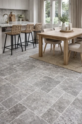 Płytki marmurowe Tundra Grey Bębnowane | Komplet Rzymski