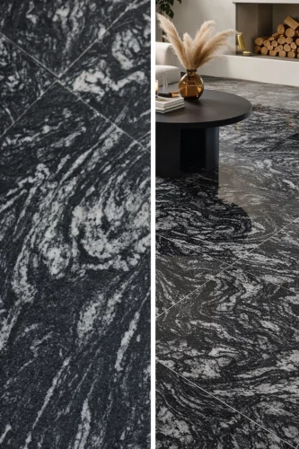 Płytka granitowa Forest Black Polerowana 80x80x2 cm