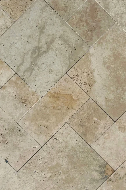 Trawertyn Classic Mix French Pattern | Komplet Rzymski 0,742m2