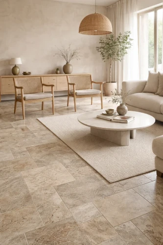 Trawertyn Classic Mix French Pattern | Komplet Rzymski 0,742m2