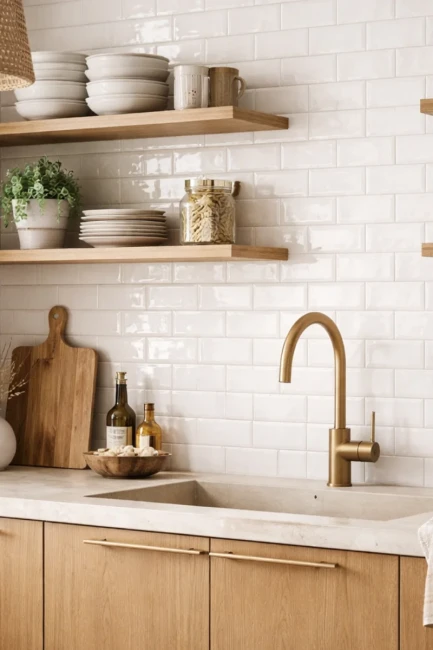 Płytka gresowa Artisan White 6,5x20 cegiełka