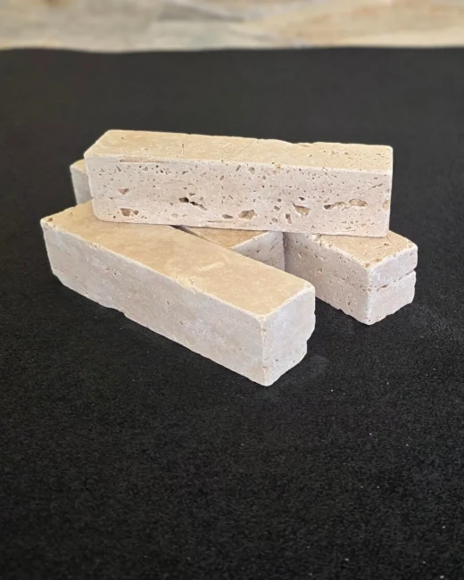 Kostka Trawertynowa Light Bębnowana 5x5x20 cm