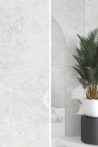 Gres Cement Albira White Carving 120x60x0,9 cm