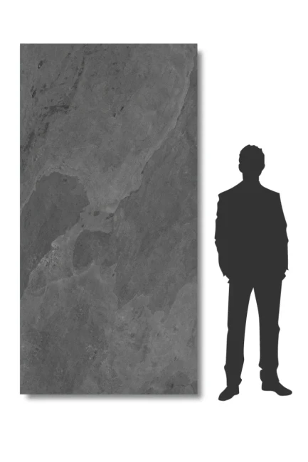 Fornir Kamienny Black Slate XXL 122x305x0,2cm